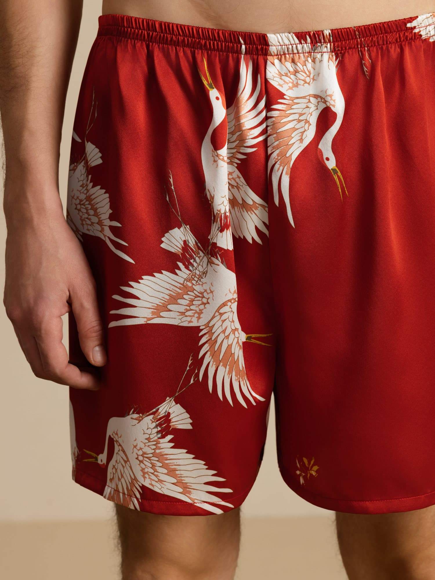 [Wijn] SilkSilky-NL 19Momme Mens Sleep Bottoms 005