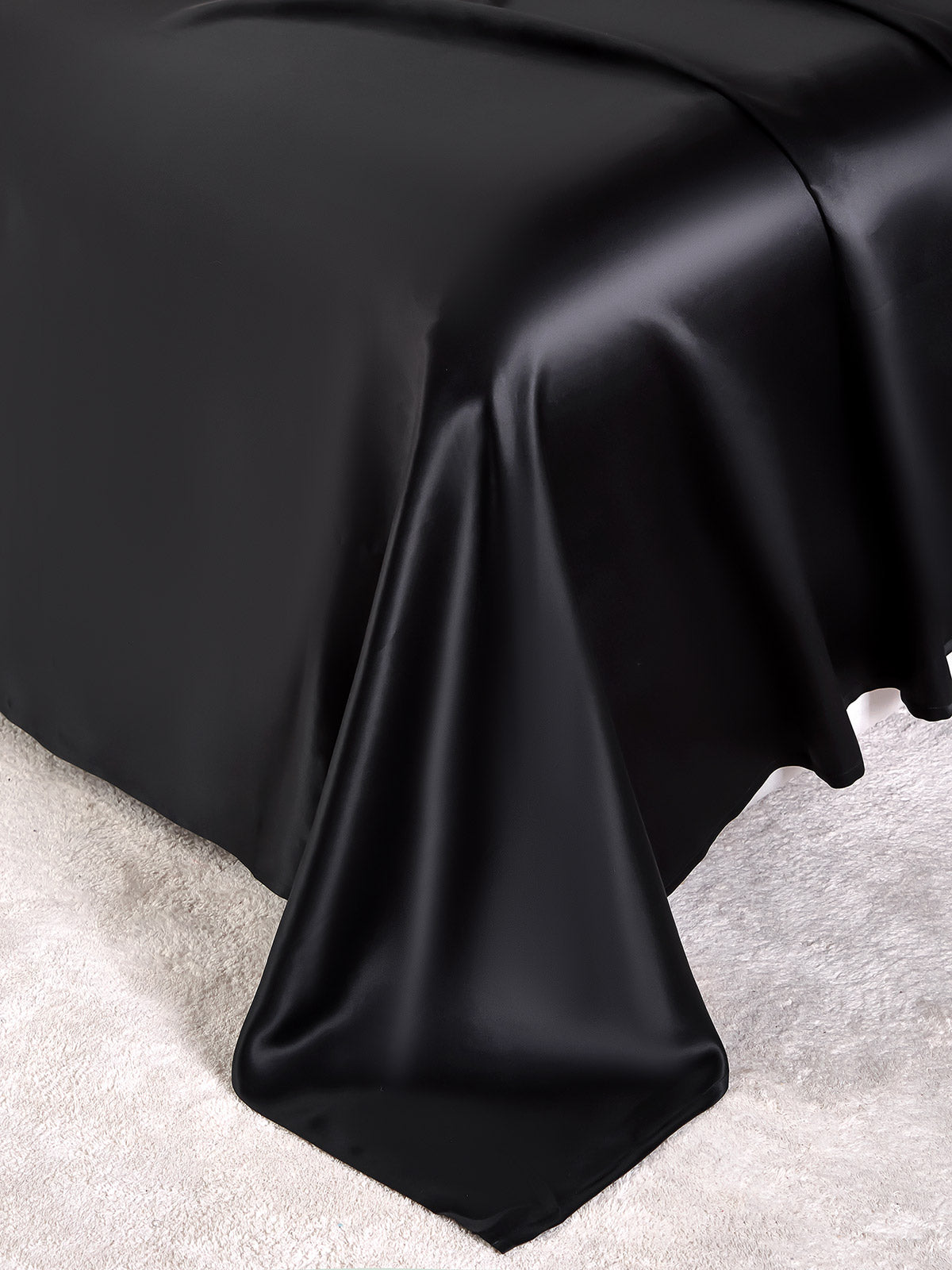 [Zwart] SilkSilky-NL 19Momme Bedding Set 008