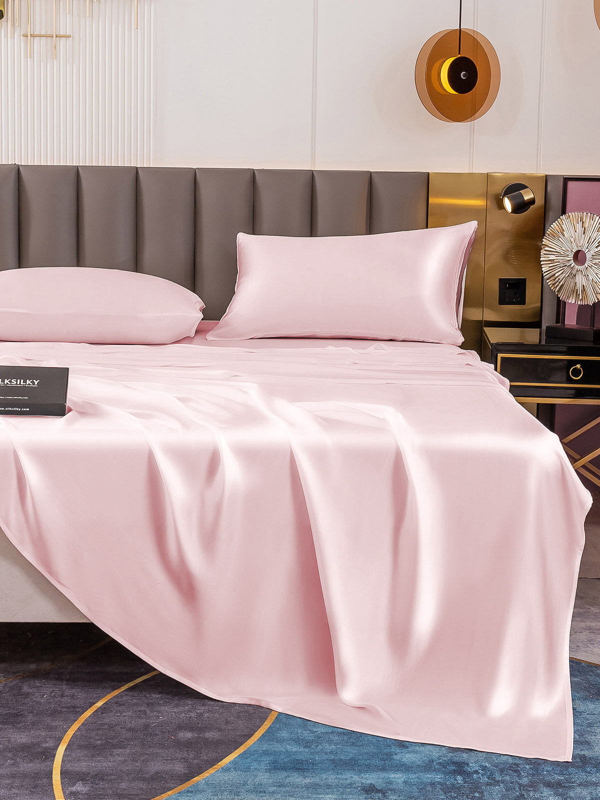 [Roze] SilkSilky-NL 19Momme Bedding Set 006