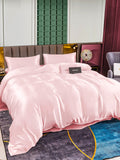 SilkSilky NL 25Momme Pure Silk Bedding Set Roze 002