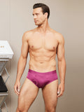 SilkSilky NL Zijde Gebreid Mens Underwear Donkerrood 001