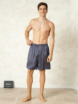 [Marine Ginkgo] SilkSilky-NL Zijde Mens Sleep Bottoms 003,