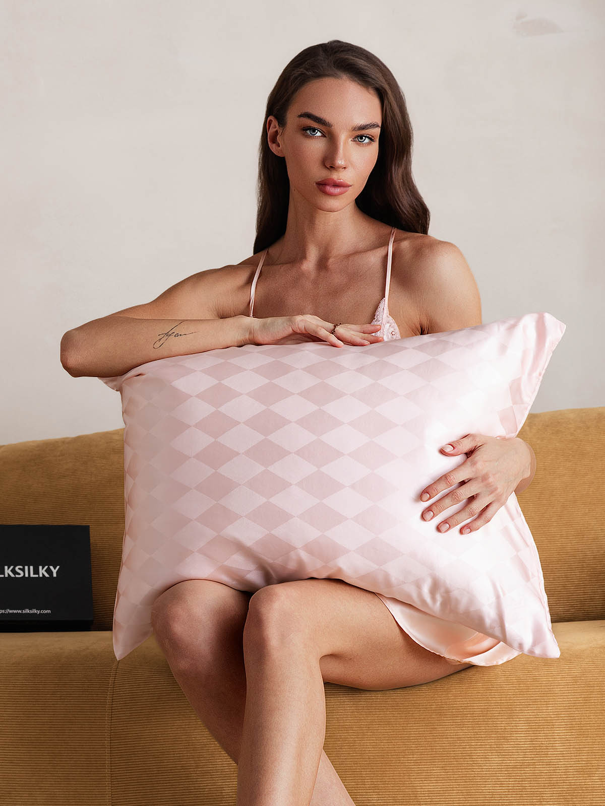 [Ruit Roze] SilkSilky-NL 19Momme Pure Silk Pillowcase 004