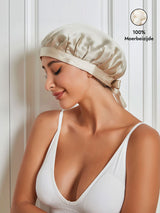 [Beige] SilkSilky-NL Slaapmutsen 001