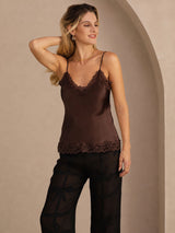 [Bruin] SilkSilky-NL V Neck Cami-Top 003