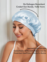 [Lichtblauw] SilkSilky-NL Slaapmutsen 003
