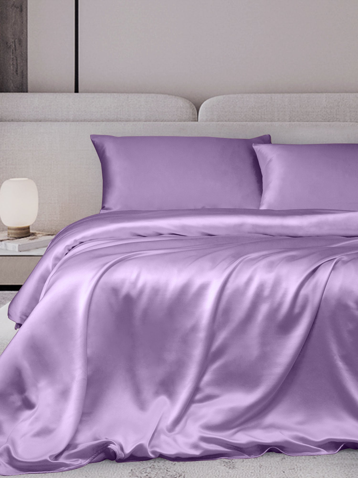 [Lavendel] SilkSilky-NL 19Momme Bedding Set 001