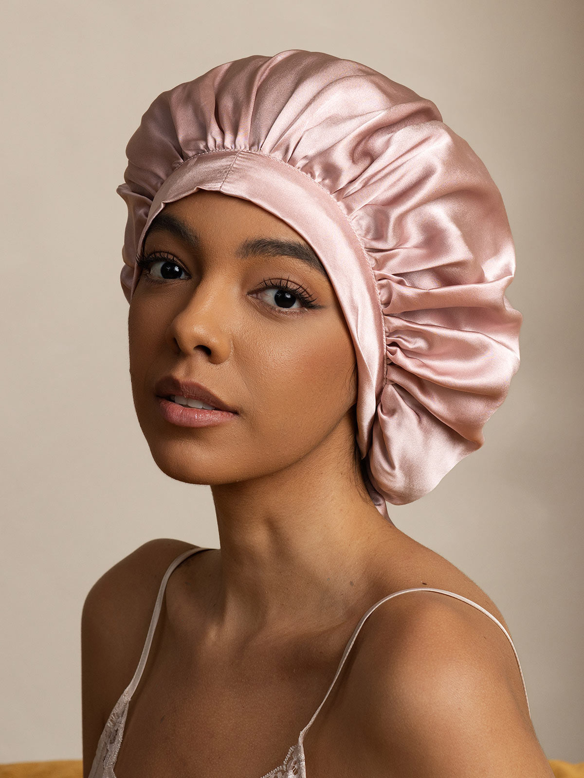 SilkSilky-NL Sleep Cap Roze 003