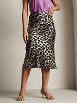 [Leopard] SilkSilky-NL 19Momme Skirt 005,