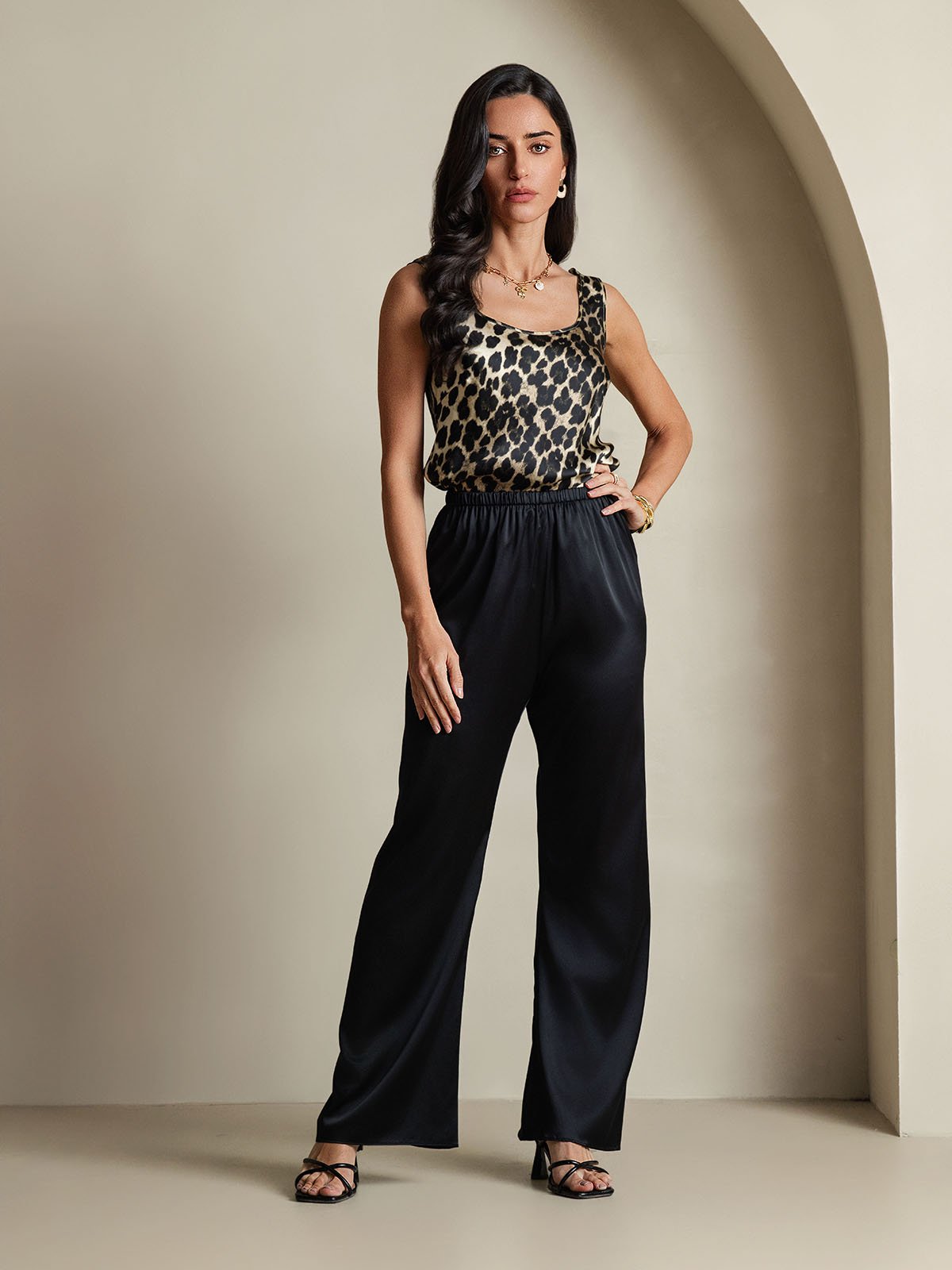 [Leopard] SilkSilky-NL 19Momme Zijde Camisoles 008,