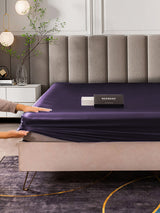 [Donkerpaars] SilkSilky-NL 22Momme Sheet 005