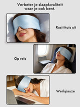[Lichtblauw] SilkSilky-NL Oogmasker 006