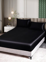 [Zwart] SilkSilky-NL 25Momme Bedding Set 001