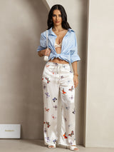 [Witte Vlinder] SilkSilky-NL 19Momme Zijde Womens Pants 007