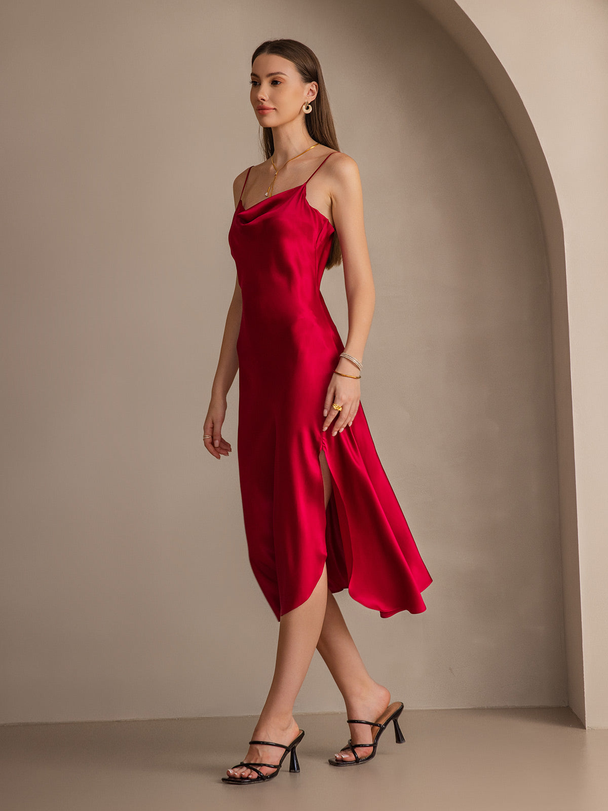 [Wijn] SilkSilky-NL 19Momme Dress 008