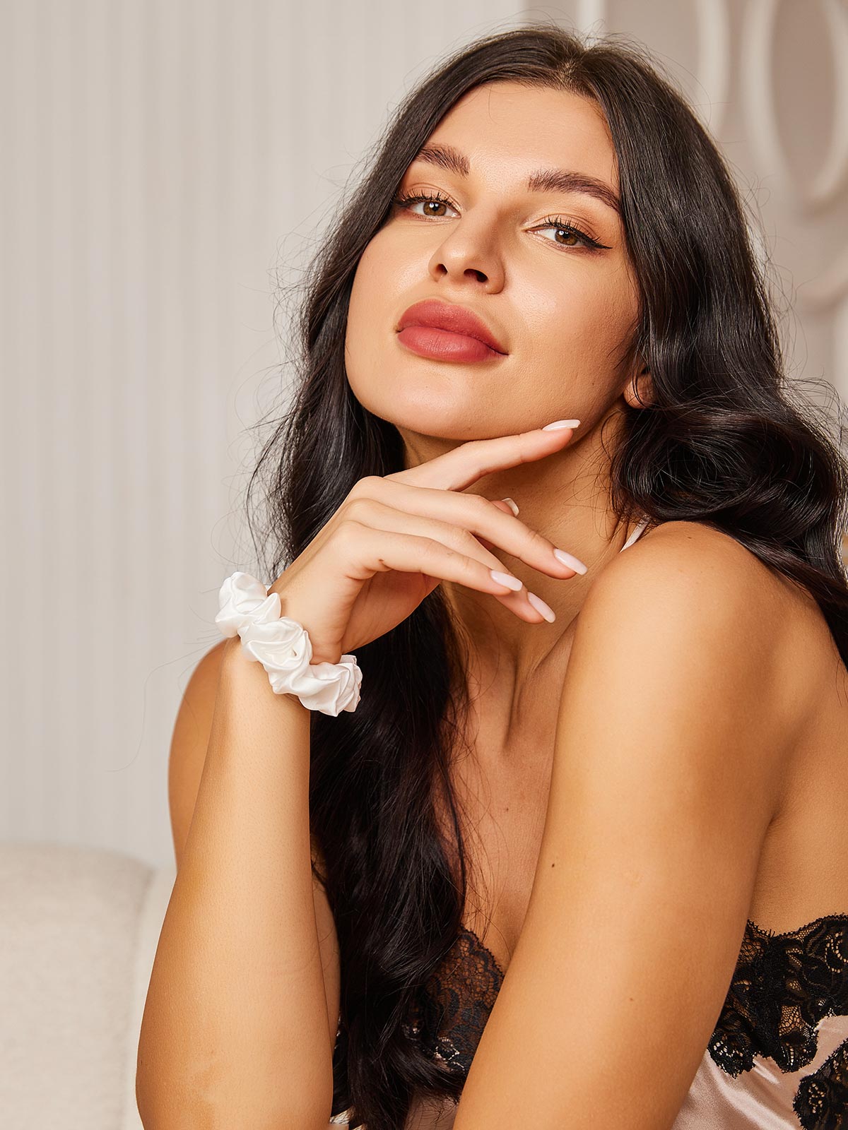 [Wit] SilkSilky-NL 19Momme Scrunchie 003