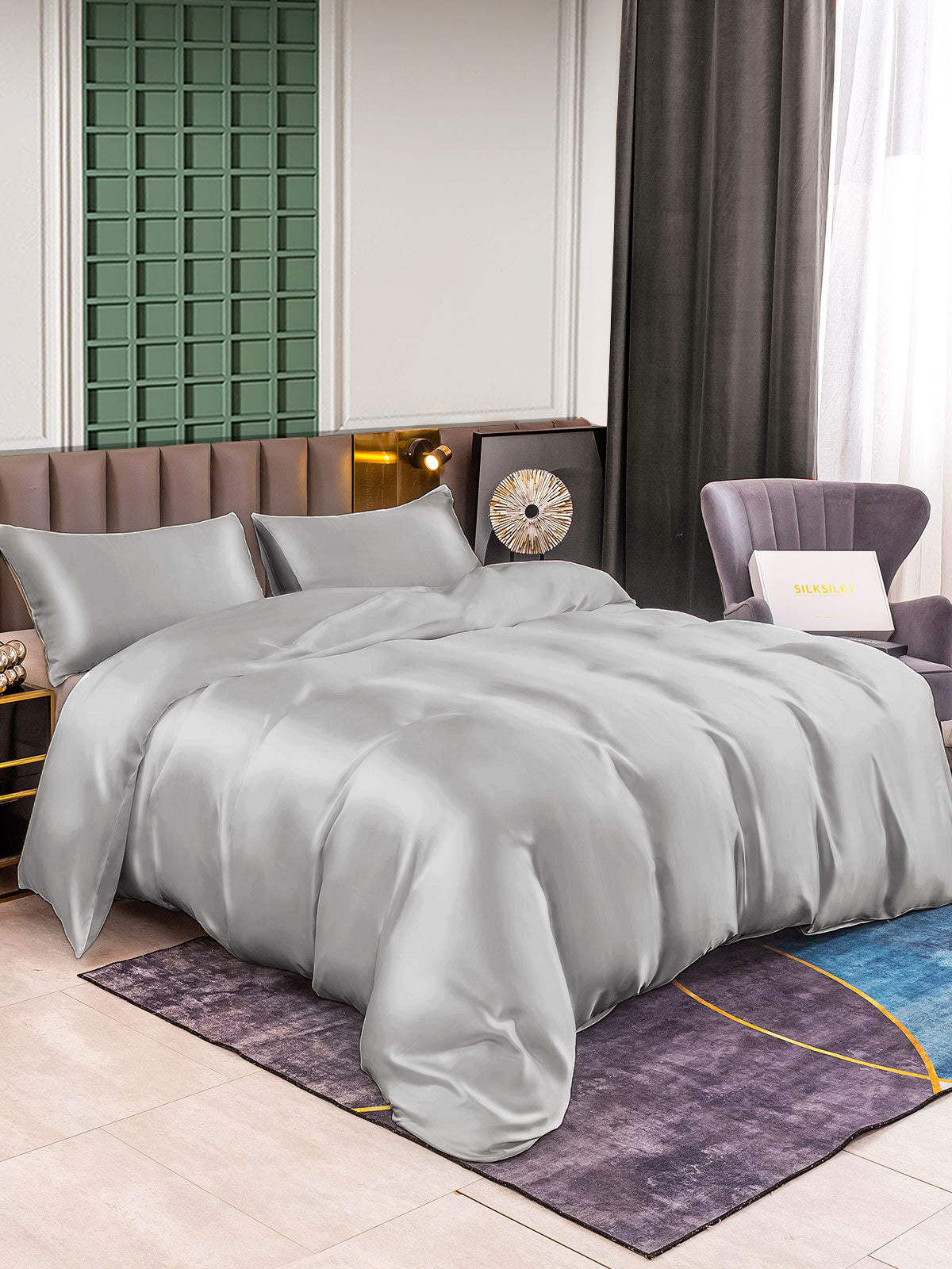 [Zilver] SilkSilky-NL 25Momme Bedding Set 001