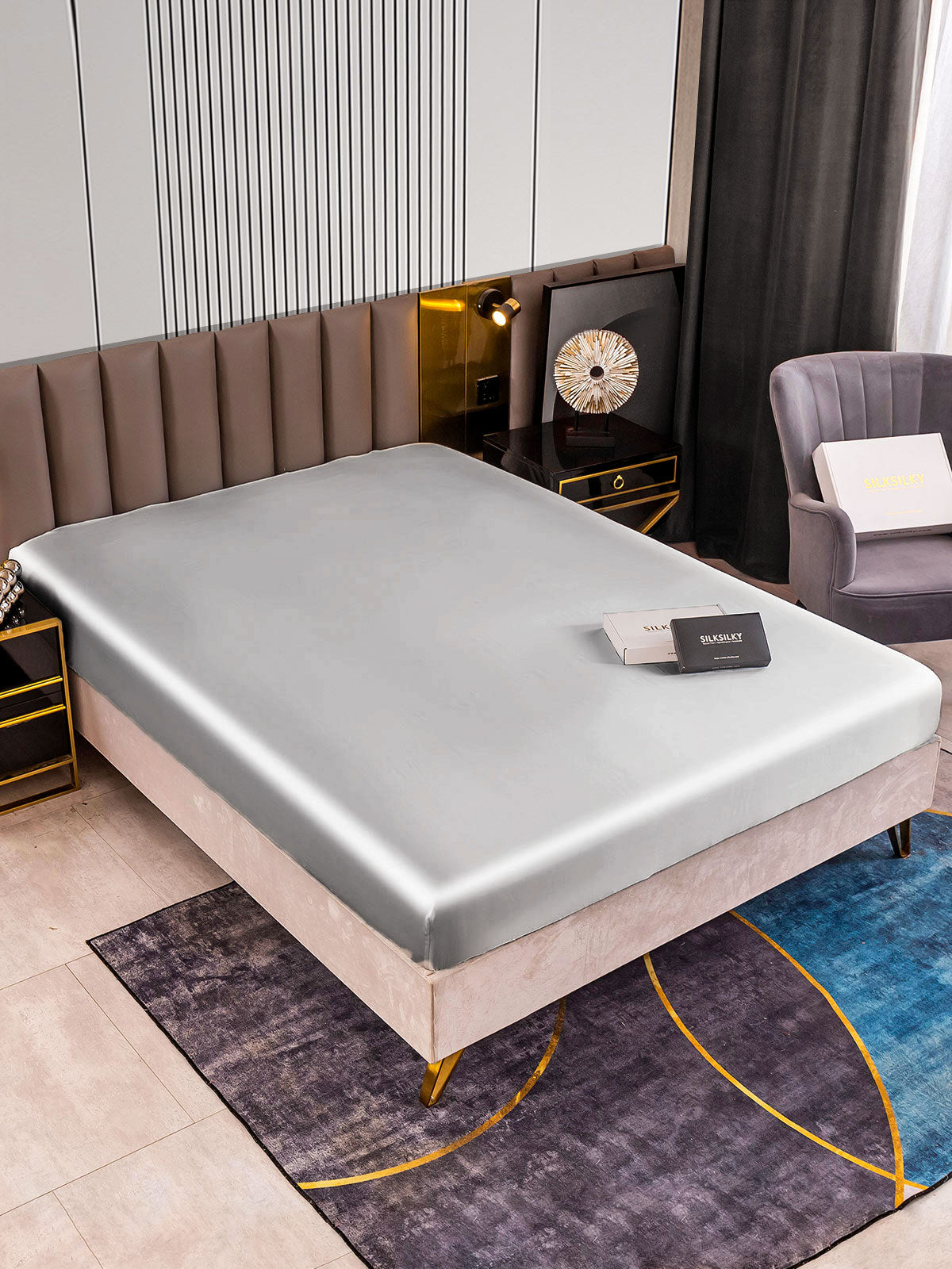 19Momme Moerbei Zijde Naadloze Hoeslaken