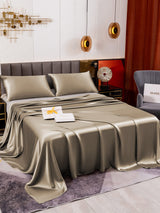 [Khaki] SilkSilky-NL 19Momme Bedding Set 003