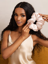 [Roze] SilkSilky-NL Scrunchie 003
