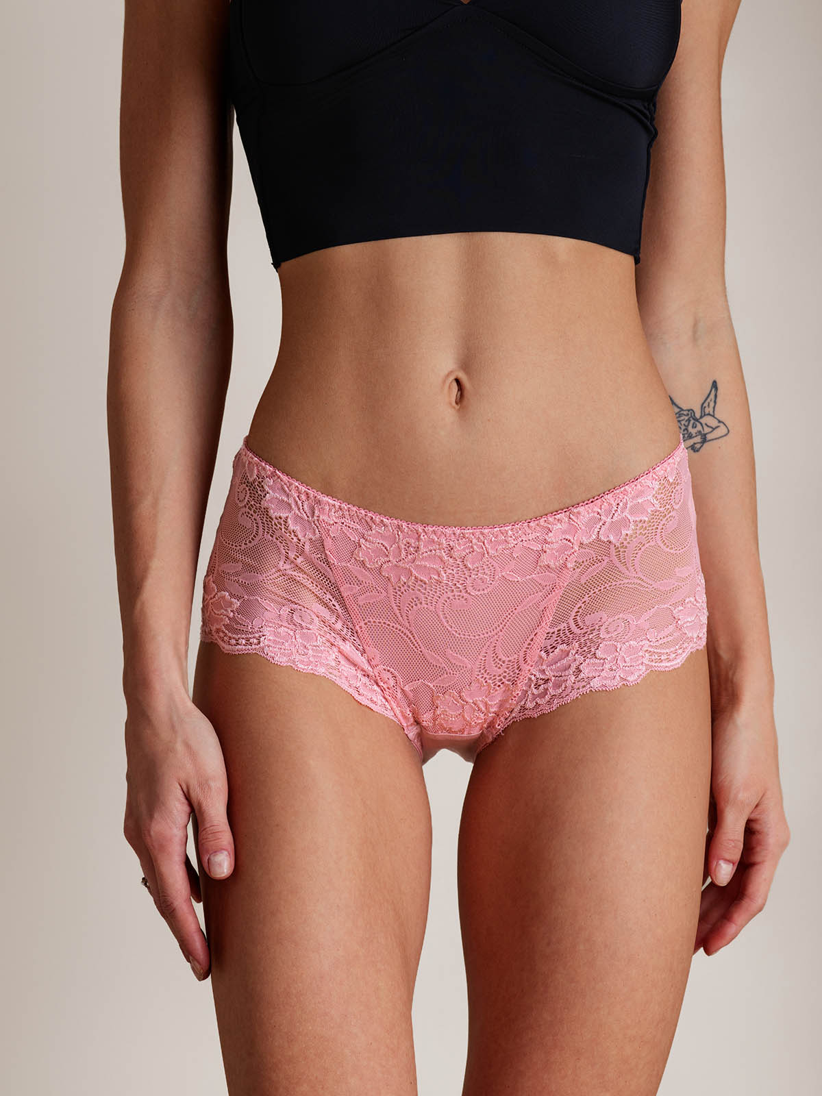 [Roze] SilkSilky-NL Zijde Gebreid Panty 002