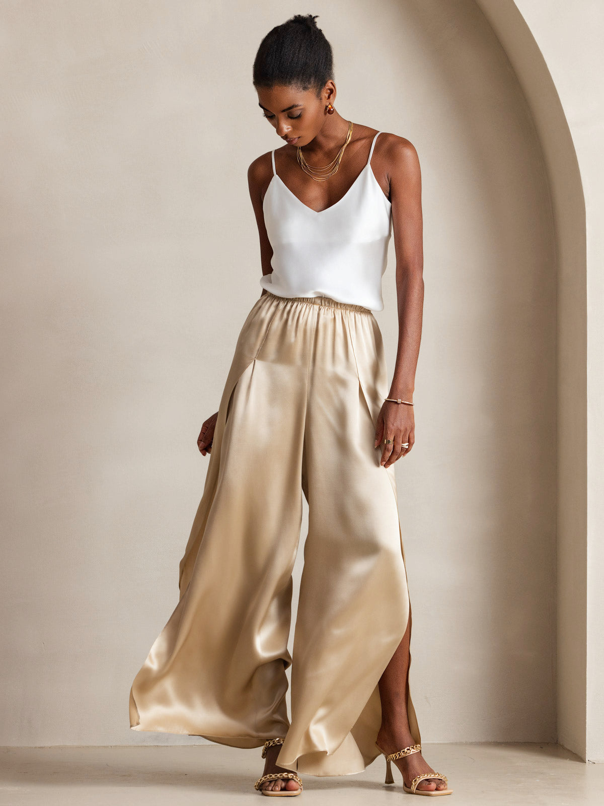 [Wit] SilkSilky-NL Camisoles 005