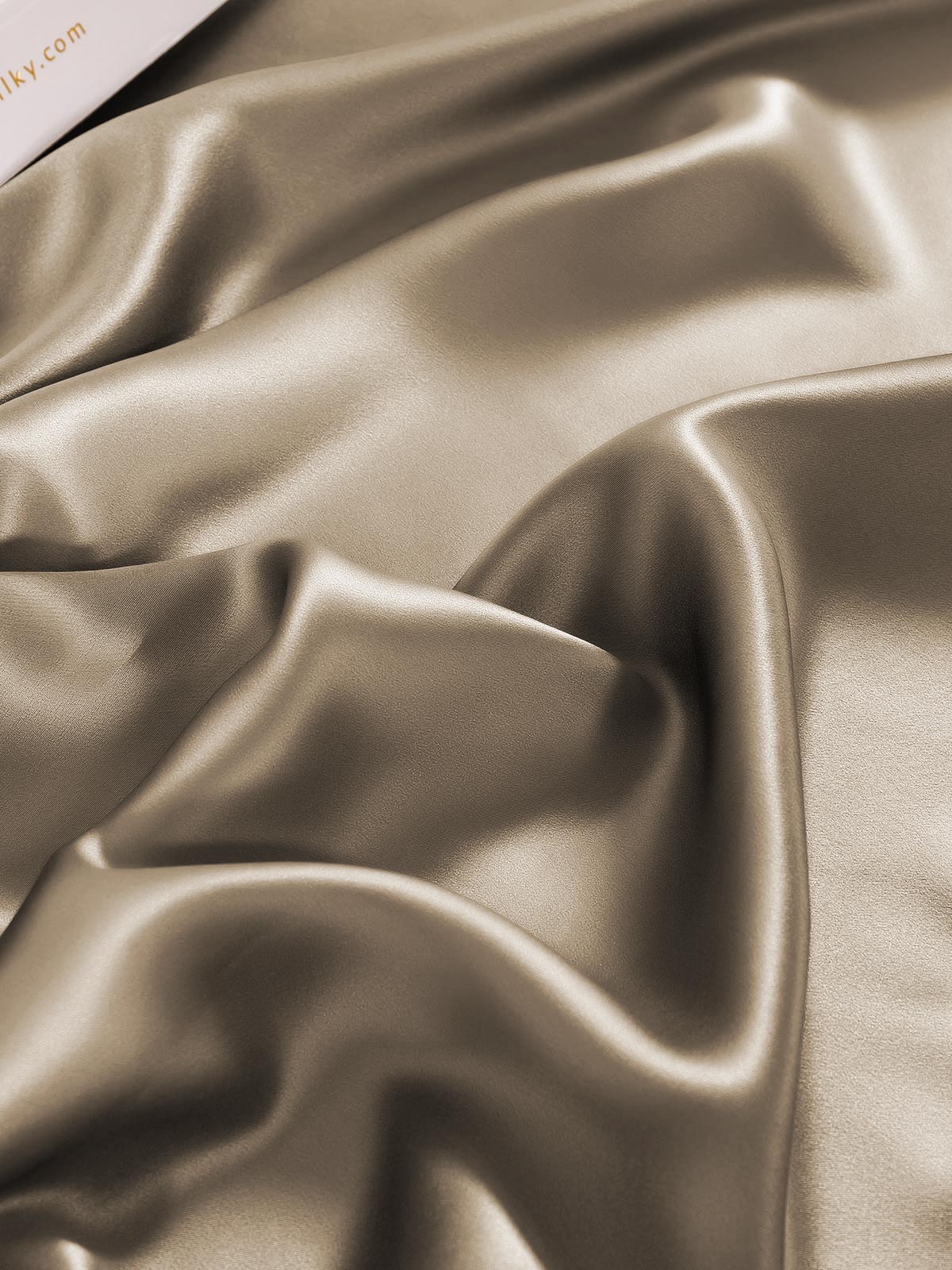 [Khaki] SilkSilky-NL 19Momme Bedding Set 006