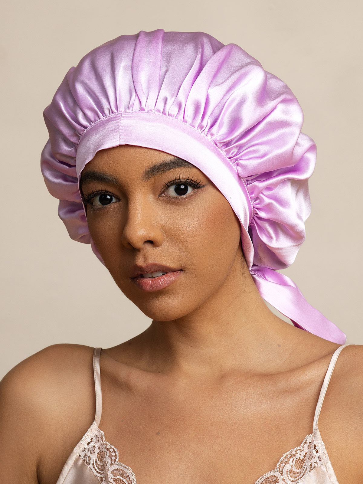 [Lavendel] SilkSilky-NL Sleep Cap 003