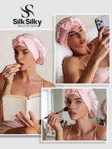 [Lichtroze] SilkSilky-NL Slaapmutsen 005