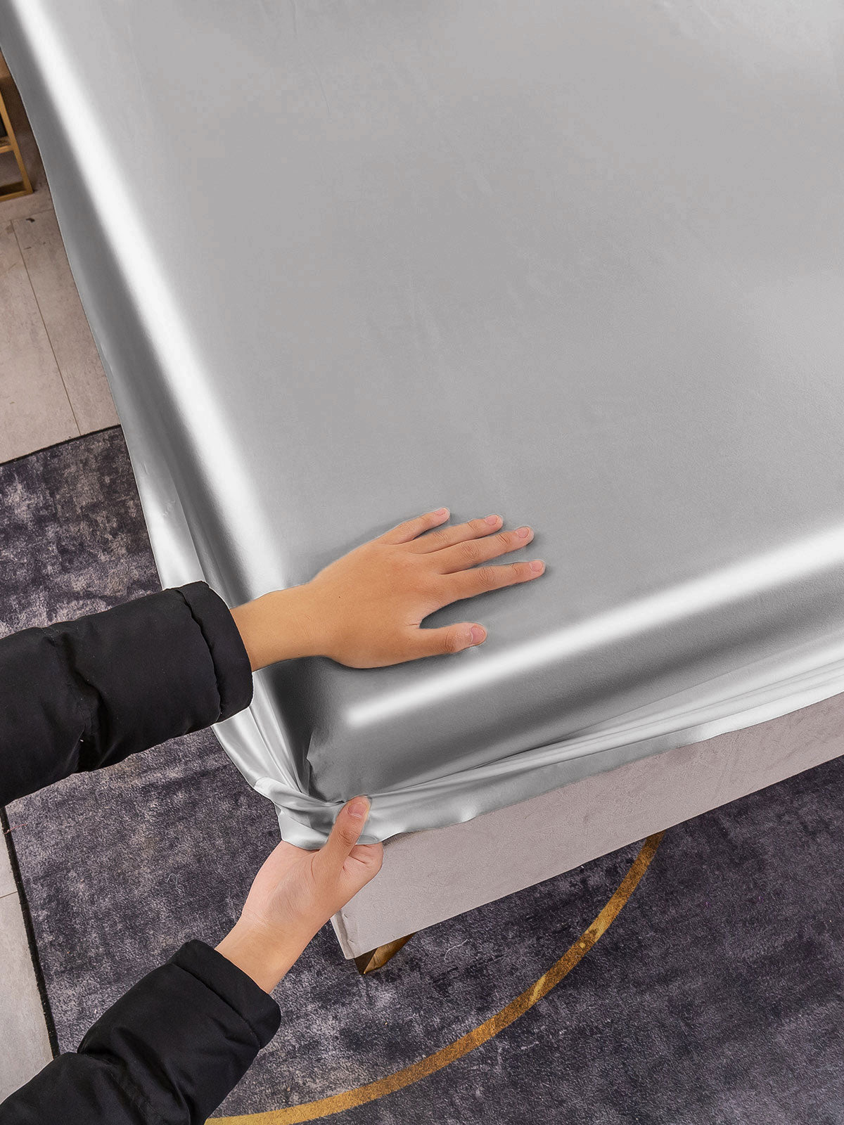 19Momme Moerbei Zijde Naadloze Hoeslaken