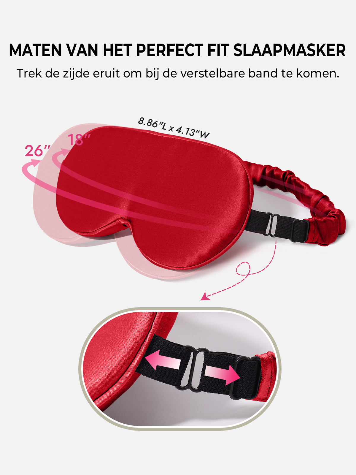 [Wijn] SilkSilky-NL Zijde Eye Mask 004