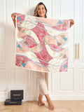 SilkSilky NL Pure Silk Scarf Roze 004