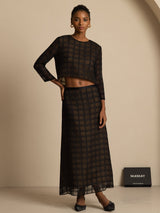 [Zwart] SilkSilky-NL Blouse 008