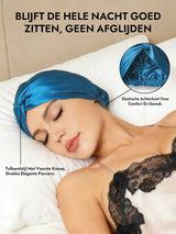 [Koningsblauw] SilkSilky-NL Slaapmutsen 006