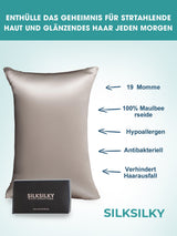 [Grijs] SilkSilky-NL 19Momme Pillowcase 002