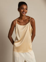 [Champagne] SilkSilky-NL Spaghetti Strap Cami-Top 006