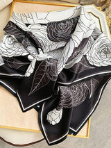 [P075] SilkSilky-NL Pure Silk Scarf 002