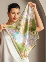 [P100] SilkSilky-NL Zijde Scarf 005,