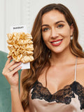 SilkSilky-NL 19Momme Scrunchie Champagne 001