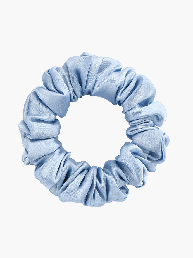 [Lichtblauw] SilkSilky-NL 19Momme Scrunchie 004