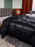 SilkSilky-NL 25Momme Duvet Cover Zwart 002