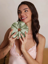 [Lichtgroene] SilkSilky-NL Scrunchie 003