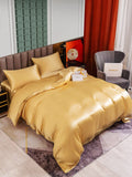 SilkSilky NL 25Momme Pure Silk Bedding Set Champagne 004