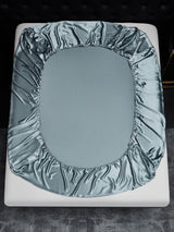 [Grijsachtig Blauw] SilkSilky-NL 19Momme Sheet 003