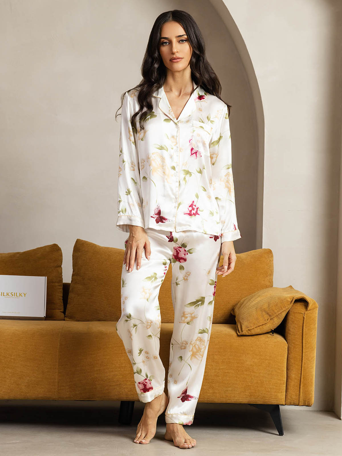 [Ivoorbloem] SilkSilky-NL Womens Pajamas 001