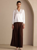 [Wit] SilkSilky-NL Long Sleeve Blouse 007