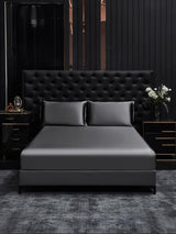 [Donkergrijs] SilkSilky-NL 19Momme Bedding Set 002