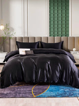 [Zwart] SilkSilky-NL 25Momme Bedding Set 001