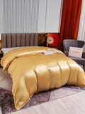 SilkSilky NL 22Momme Pure Silk Duvet Cover Champagne 003