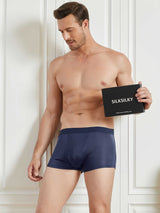 [Donkerblauw] SilkSilky-NL Heren Ondergoed 001